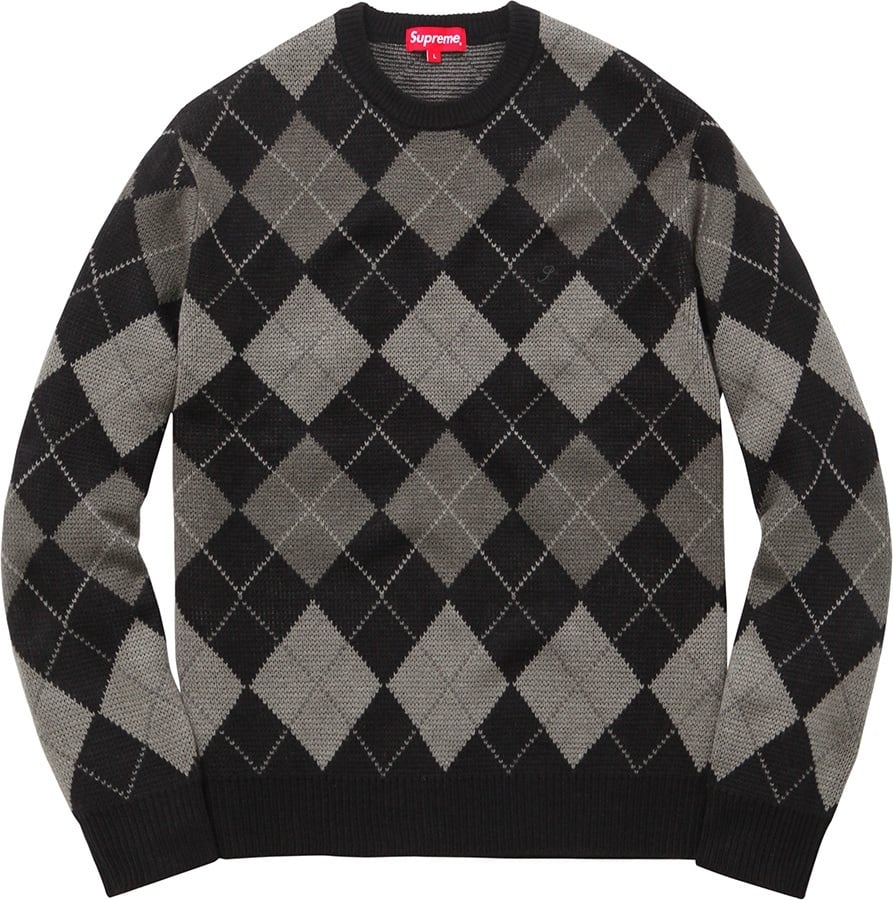 Argyle Crewneck Sweater view 4